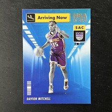 2021-22 Panini Hoops Basketball Davion Mitchell Arriving Now #5 Sacramento Kings