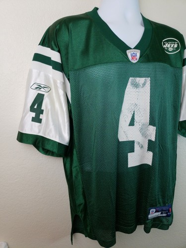 Offizielles Reebok NFL New York Jets Brett Favre #4 grün Trikot Größe M kostenloser Versand! - Bild 5 von 9