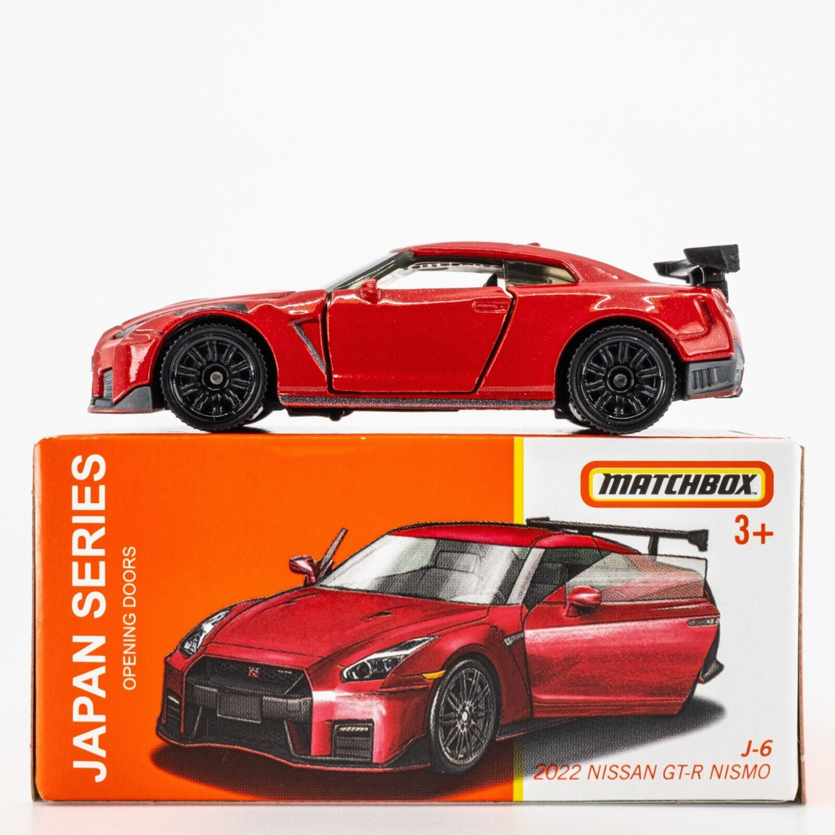 2022 Matchbox Japan Series J-6 2022 Nissan GT-R Nismo SOLID RED