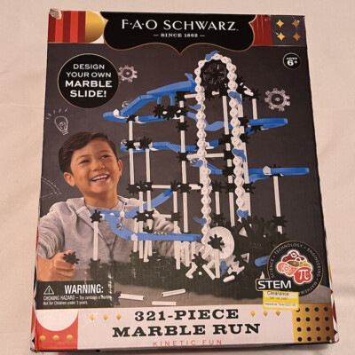 NEW! Schwarz 320-Piece Marble Run Construction and Building Kit for  Kids