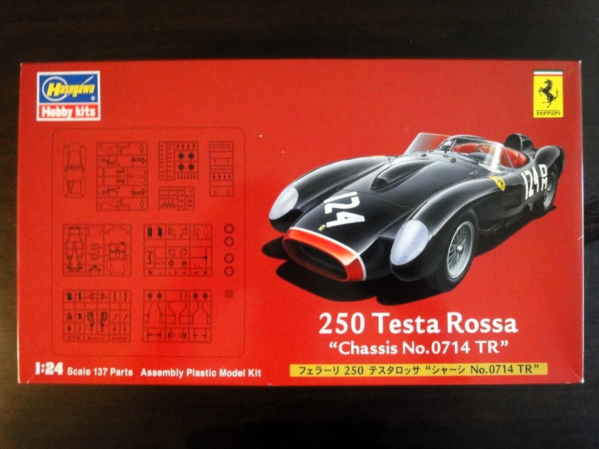 自動車 Ferrari 250 Testa Rossa 1:24 1:24 Ferrari 250 Testa Rossa 1961 High tail | K089 | Model