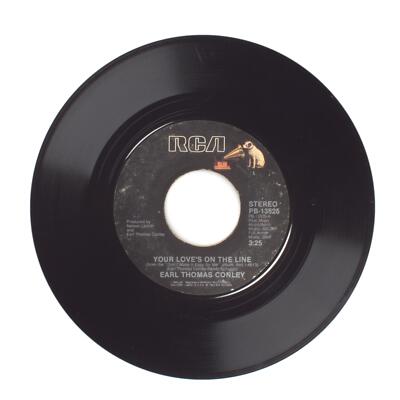 Earl Thomas Conley - Your Love's on the Line; Under Control - Vinyl 45 RPM 7''
