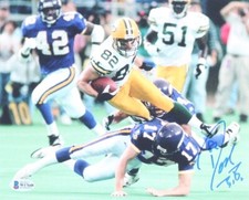 Don Beebe Signed Packers 8x10 Photo  Beckett A2