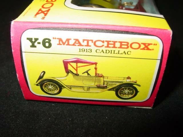 Vintage LESNEY Matchbox : Y-6 1913 CADILLAC car in Box - Image 3 of 4