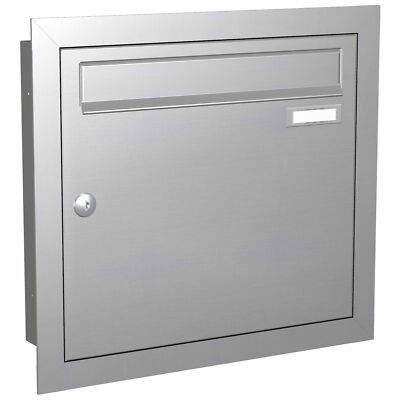 Max Knobloch Edelstahl Unterputzbriefkasten Express Box 12 L Briefkasten