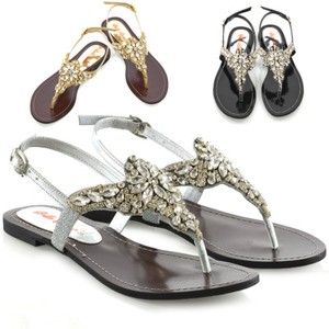 ebay ladies flat sandals