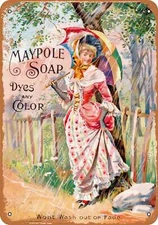 METAL SIGN - 1896 Maypole Soap 2 -- Vintage Look