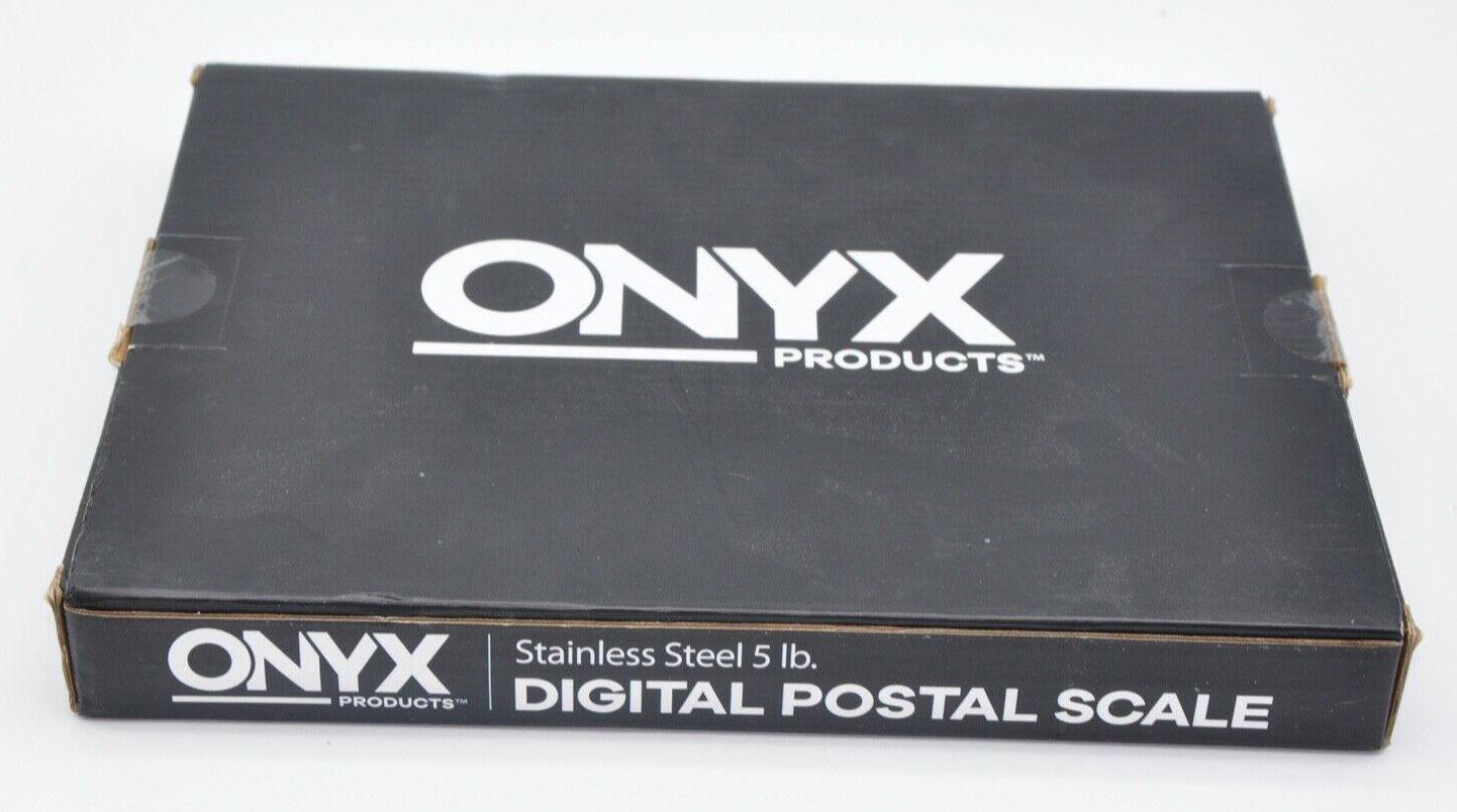 Onyx Stainless Steel 5 Lb. Digital Postal Scale A3880v for sale online