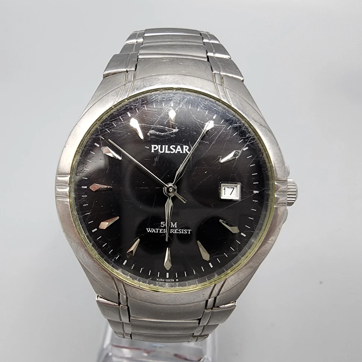 Pulsar watch silver cheap
