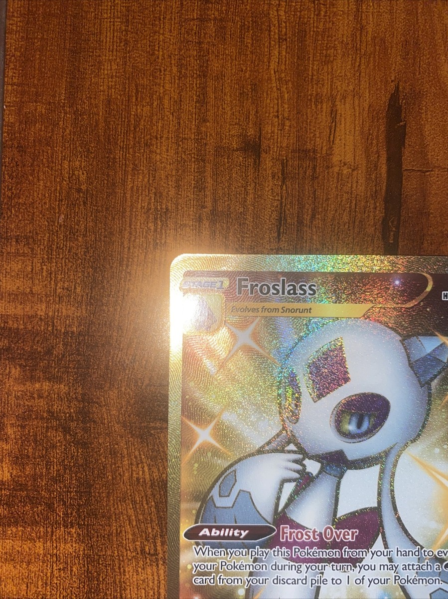 froslass pokemon card gold Pokemon Evolving Skies Froslass Gold Full Art Secret 226/203 Pack Fresh  MINT!