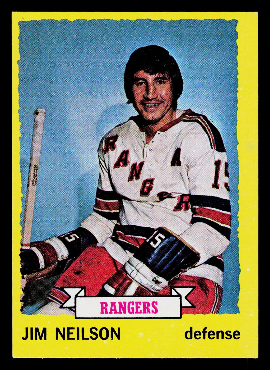 1973-74 Topps Hockey Card #123 Jim Neilson
