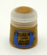 Games Workshop Citadel Paint Pots OOP Layer: Balor Brown, 22-43