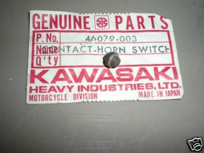あああ NOS Kawasaki Horn Switch Contact H1 H2 F7 F9 Z1 KZ1000 KZ900 S3