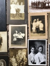lot of 23 vintage family photos