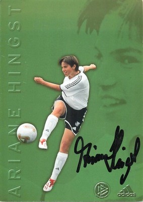 Autograph Ariane Hingst-football DFB national team-card autographed