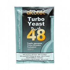 Alcotec 48 Hour Pure Turbo Super Yeast - For Homebrew High Alcohol