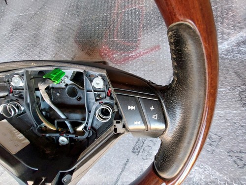 ✅Volvo Multifunction Steering Wheel. Wood. V70 XC70 XC90 S60 S80 - Picture 9 of 12