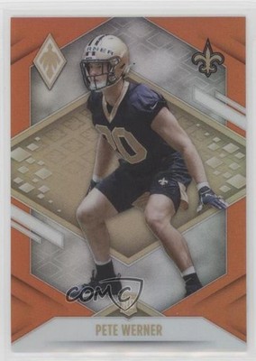 2021 Panini Phoenix Rookie Orange 50/99 Pete Werner #168 9r9