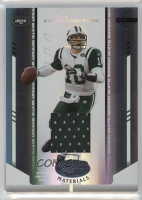 2004 Leaf Certified Materials Mirror White /250 Chad Pennington #82 j4h