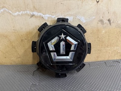 TIS 544 8 Lug Gloss Black Wheel Center Cap with Chrome Logo 1921L173