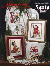 Santa Collectors Series Cross Stitch Pattern Stoney Creek Book 433 Christmas