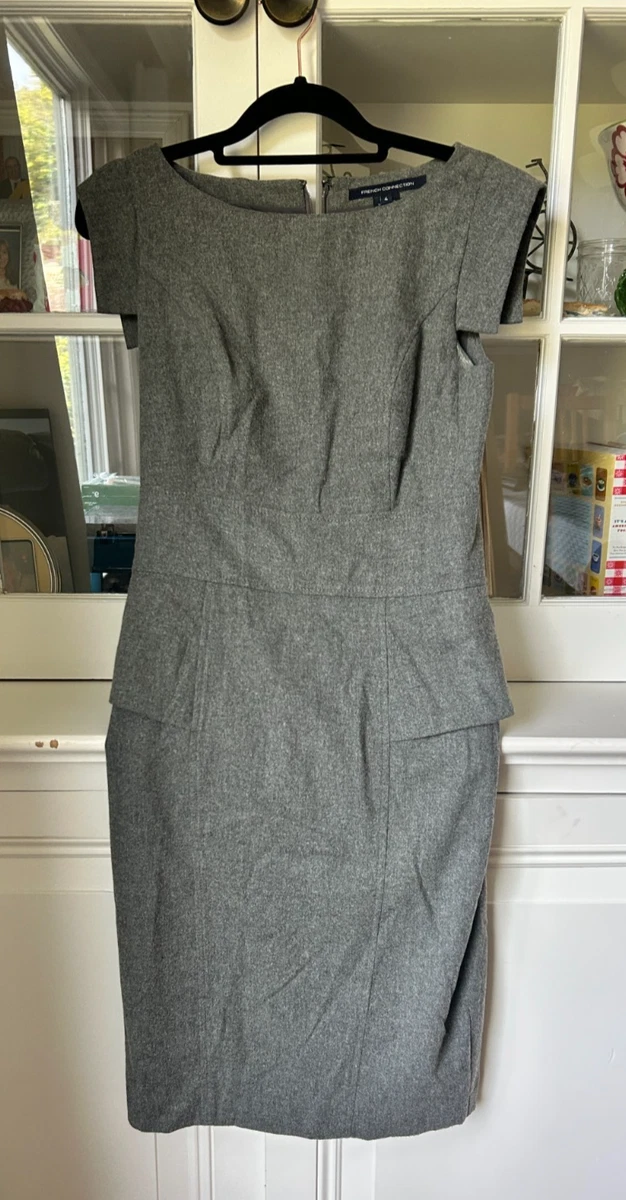 grey french connection dress French Connection Women's Sweeter Sweater Dress