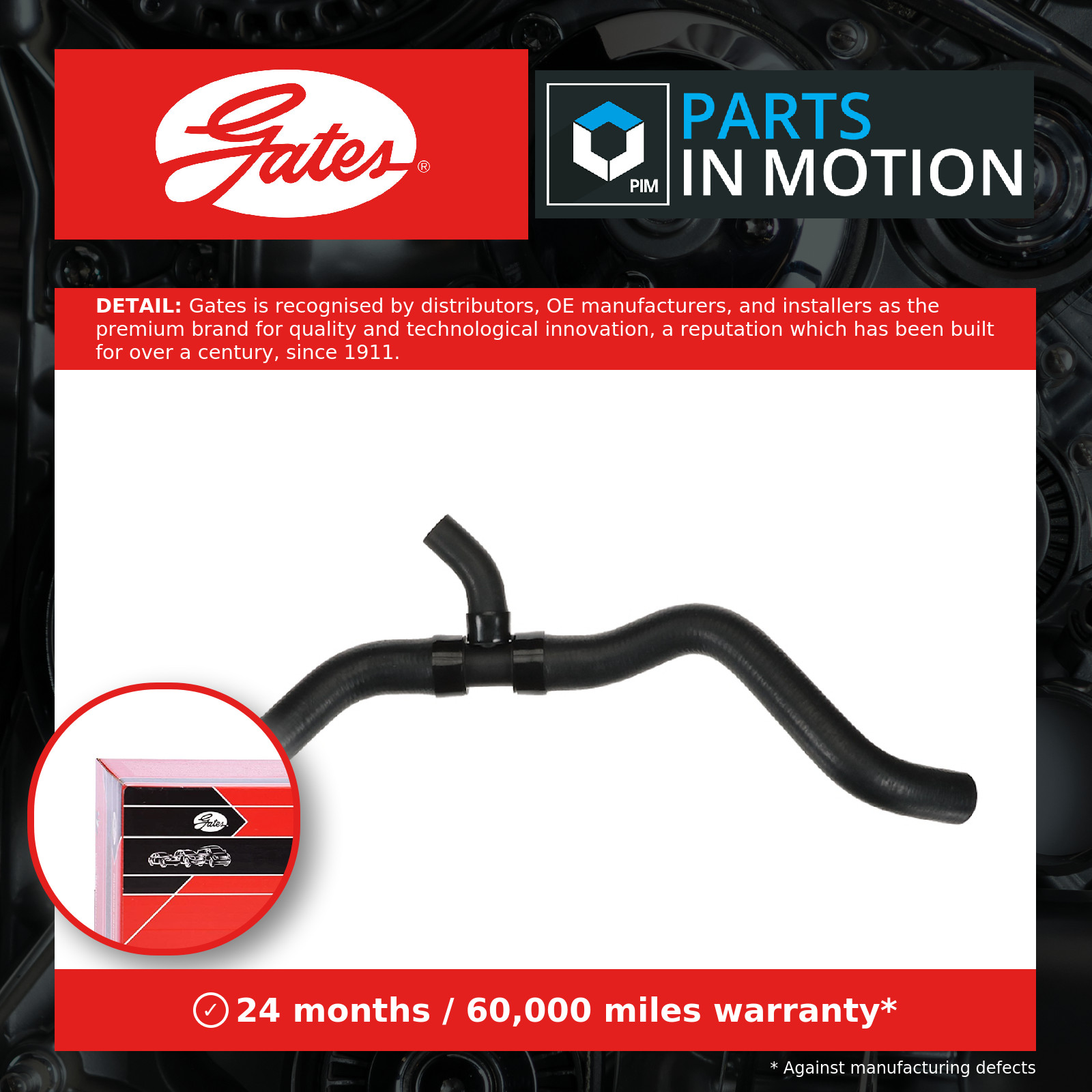 Radiator Hose 05-2799 Gates Coolant 30637178 30723083 427552799 Quality New