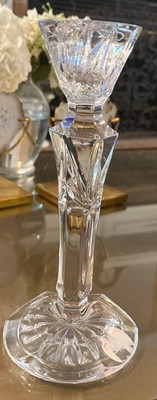 Beautiful Crystal candlestick holder (1) 9'' tall , It's absolutely gorgeous!