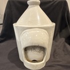 Vintage Chicken Waterer, Antique Crock — photo 1