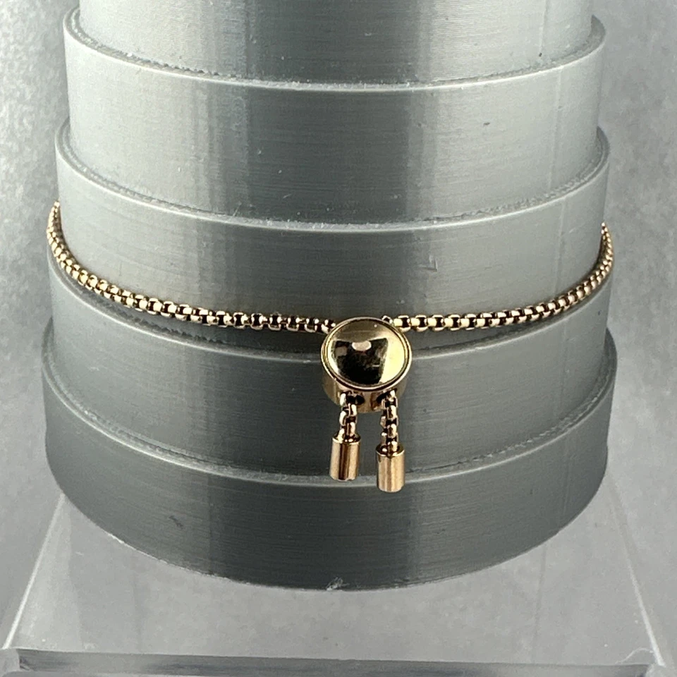 Michael Kors Mujer Acero Inoxidable Tono Dorado Pulsera Deslizante con Acentos Cristal Foto 4 de 4