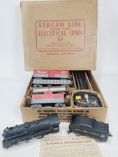 Marx Steam Line Tin Train Set 25249 - Original Box
