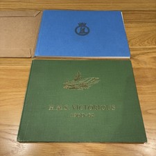 HMS Victorious 1960-62 Book & HMS Warrior 1953-54 Royal Navy Military History