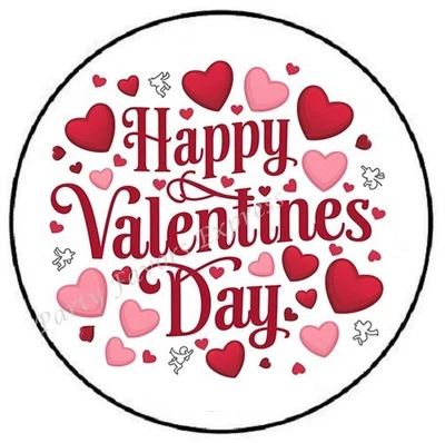 PARTY FAVORS EXPRESS HAPPY VALENTINES DAY ENVELOPE SEALS LABELS STICKERS PARTY FAVORS