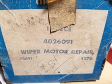 Oem Mopar 4026091 Wiper Motor Repair Kit 1973-77 A-b-e-c Body W Variable 3 Spd Oem Mopar 4026091 Wiper Motor Repair Kit 1973-77 A-b-e-c Body W Variable 3 Spd