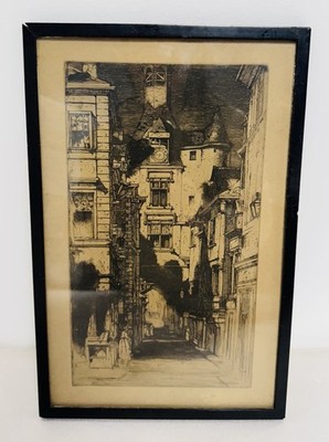 David Young Cameron Antique Etching  Ambroise  1903 