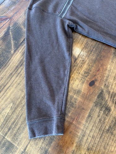 Sudadera vintage Y2K XG manga larga para hombre XXL 2XL a rayas Xtreme Gear marrón - Imagen 4 de 9