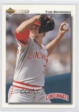 1992 Upper Deck Tom Browning #461 0b5