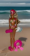 Hawaiian Fun Barbie Doll In Swimsuit Bikini 1990 5940