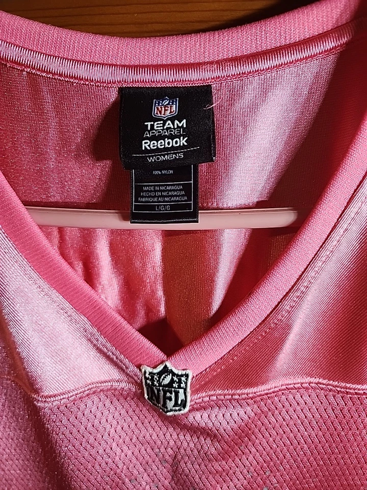 Camiseta De Colección St Louis Rams Sam Bradford #8 Reebok Rosa NFL Talla Mujer Grande L  Foto 3 de 4