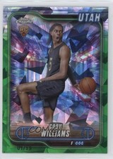 2024-25 Topps Chrome Sapphire Edition Green 1/99 Cody Williams #160 11oq
