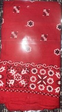 VTG Bandannas Color Fast & Paris Rare *Made in the USA RN13960 Red All Cotton
