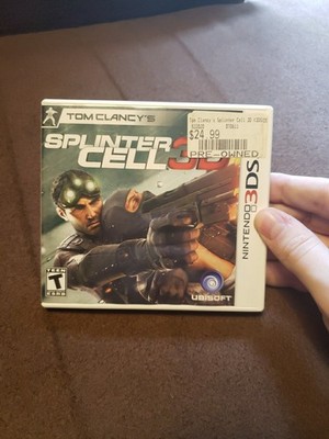 Tom Clancy's Splinter Cell 3D (Nintendo 3DS, 2011) No Manual 