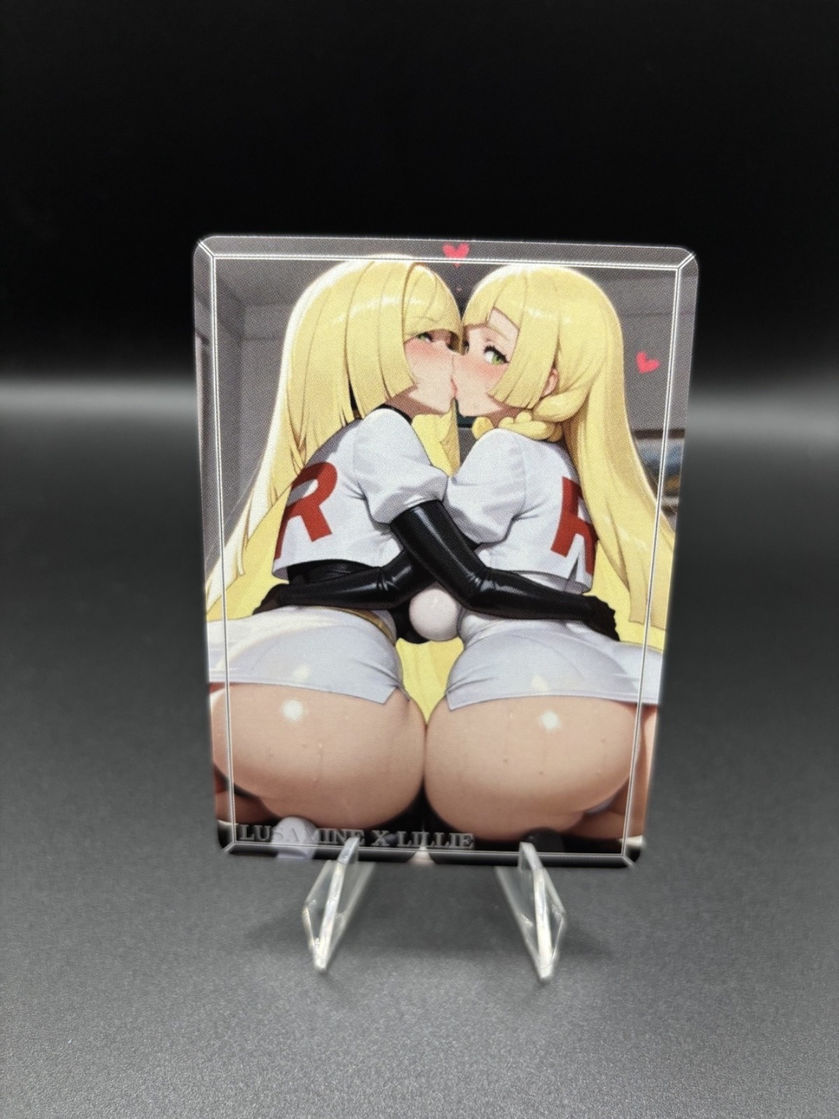 Lusamine Lillie Pokemon Waifu Card TCG Full Art Waifu Legends Custom Goddess