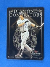 2005 Fleer Platinum Diamond Dominators Metal #10 DD Rocco Baldelli Devil Rays