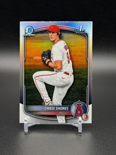 2025 Bowman Draft #BDC-142 Chase Shores Chrome Refractor | Angels