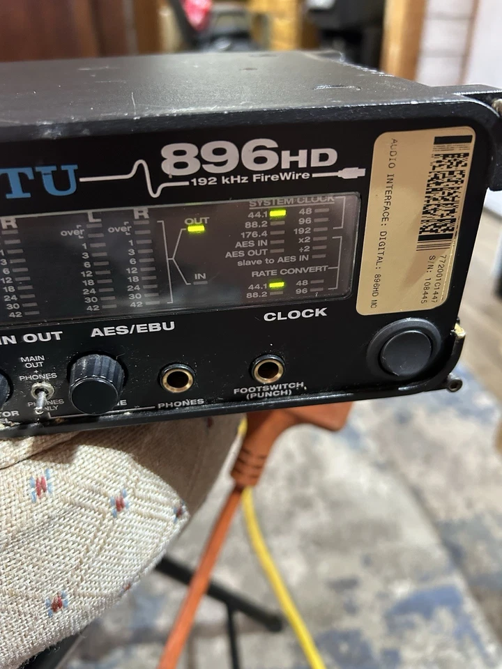 MOTU 896HD 8-Channel FireWire Audio Interface Unit - Image 2 of 4