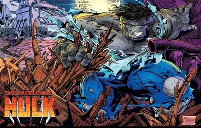 INCREDIBLE HULK #1 TODD McFARLANE SDCC WRAPAROUND PANINI FOIL EDITION Ltd 800