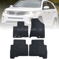 Fits 2009 2010 2011 2012 2013 2014 2015 Kia Sorento Floor Mats Carpet Velour New Fits 2009 2010 2011 2012 2013 2014 2015 Kia Sorento Floor Mats Carpet Velour New