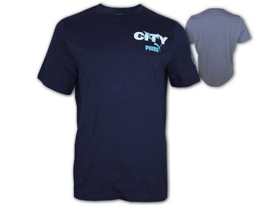 Puma Manchester City ftblicons Tee navy ManCity Fan T-Shirt MCFC Cityzens M-3XL