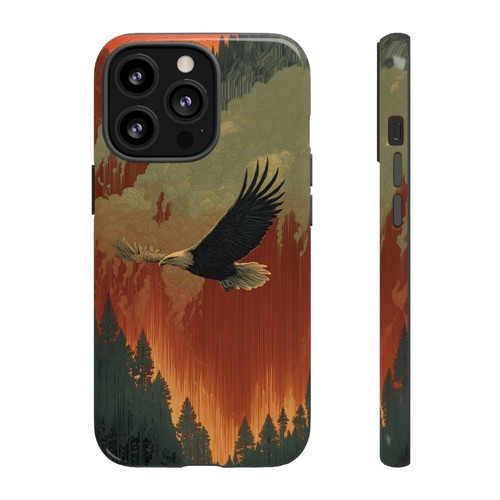 For iPhone | Samsung Galaxy | Pixel Phone Case - Eagle Soaring Wilderness Sunset - 第 96/239 張圖片